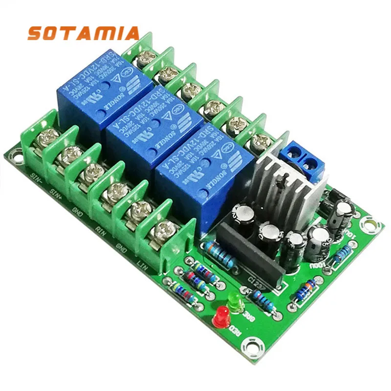 Home Cinema Ampli - SOTAMIA 600W 2.1 Verstärker Lautsprecherschutz Audio-Board