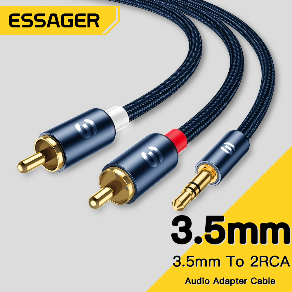 Home Cinema Ampli - Essager Audio Kabel 3,5mm Jack zu