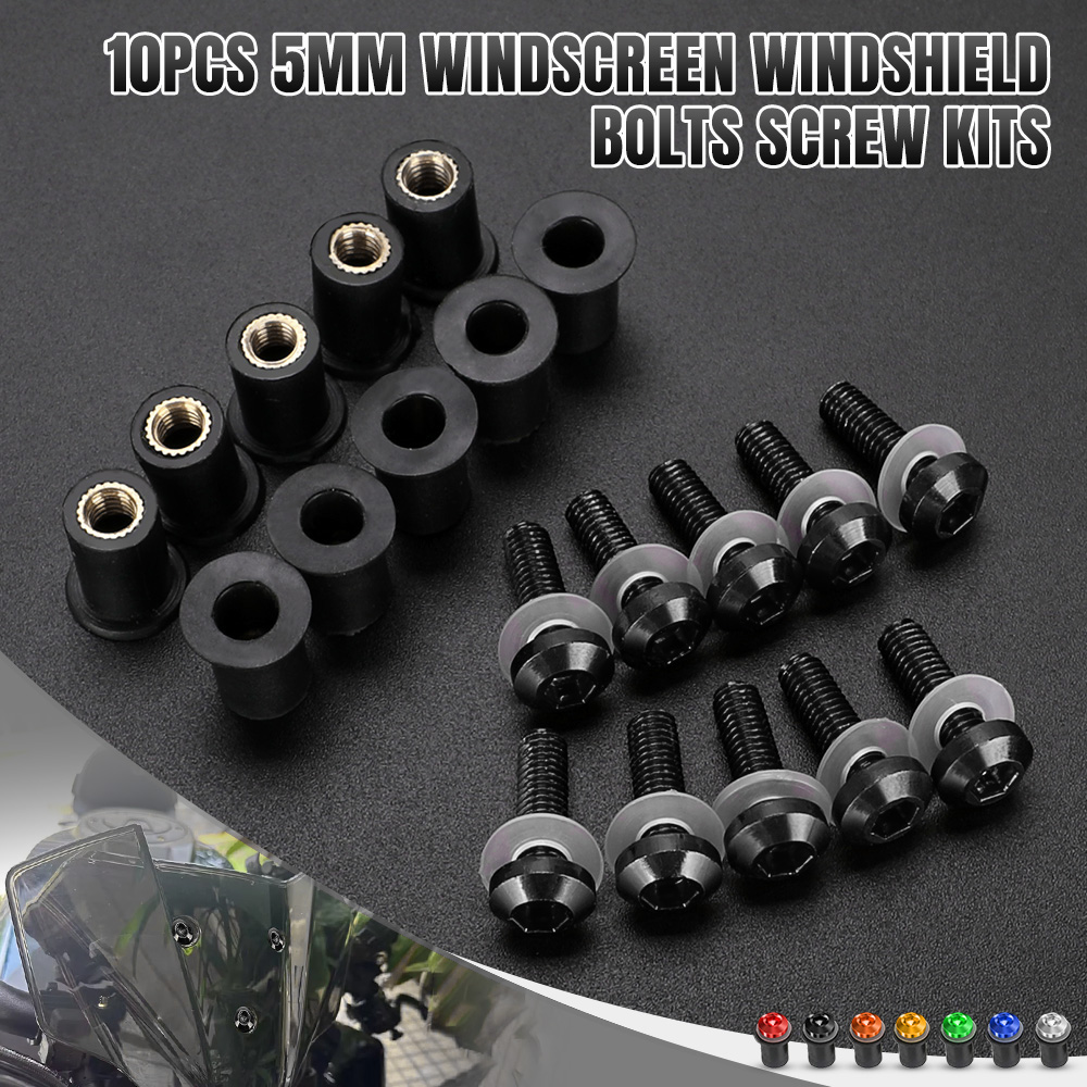 Home Cinema Yamaha - 10PCS M5 Windschutz Windschutz Schrauben Schraube