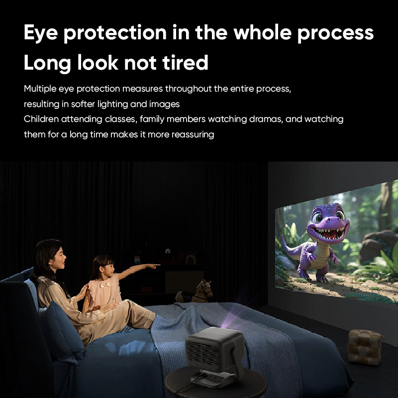 Home Cinema Gaming - N5S Pro Dreifarben-Laserprojektor 3400 CVIA Helligkeit