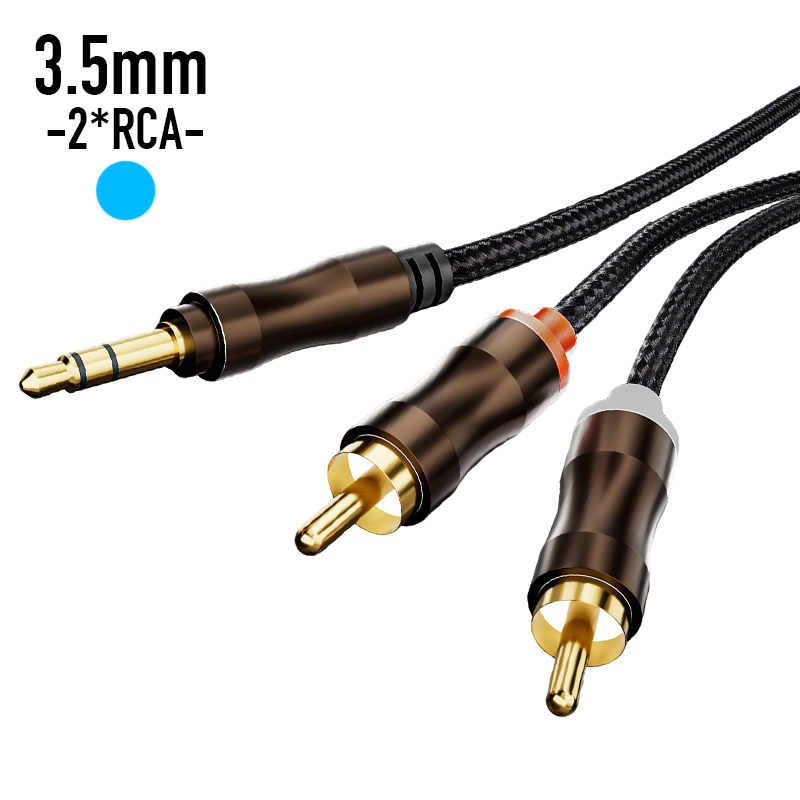 Home Cinema Ampli - RCA zu 3,5 mm Klinke Aux-Audiokabel