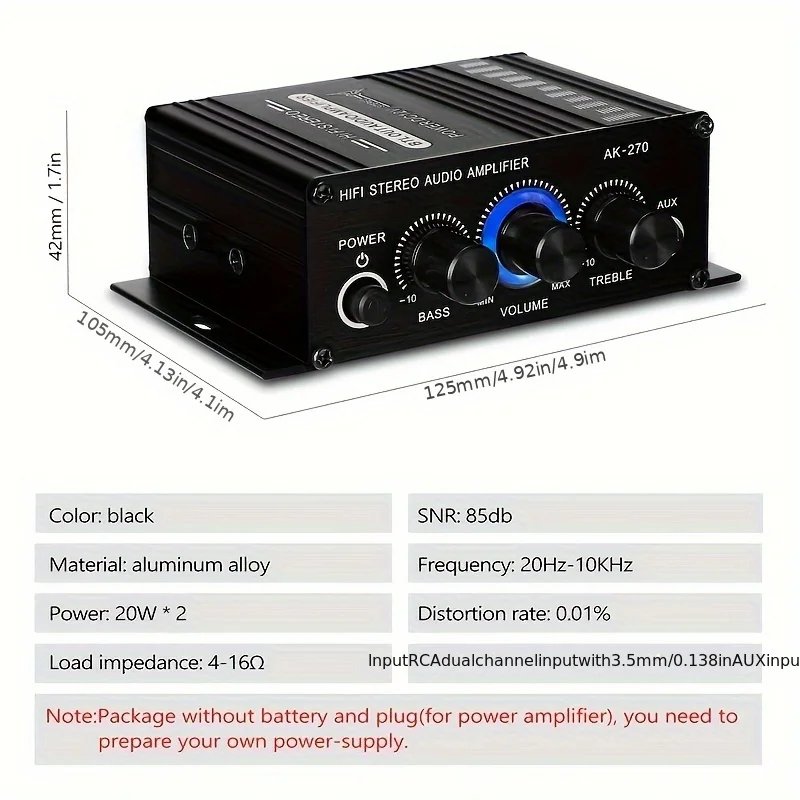 AK-270 HIFI-Verstärker Kanal 2 – Home Cinema Ampli Bewertung und Preis