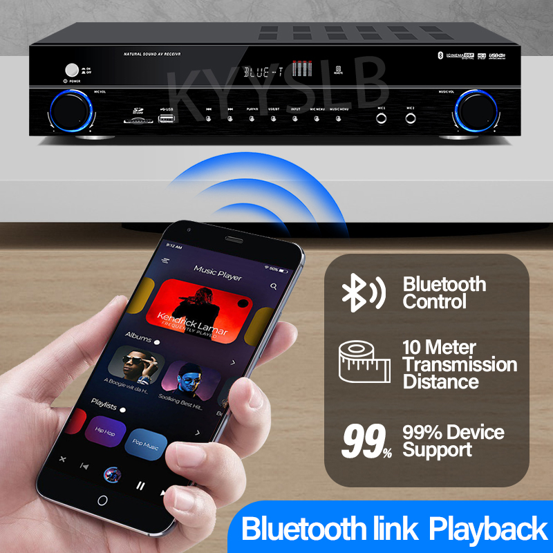 900W Bluetooth-Verstärker Audi – Home Cinema Ampli Bewertung und Preis