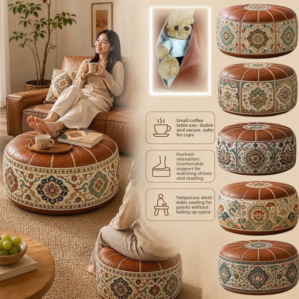Neuer Ottoman-Pouf aus PU-Lede – Recliner Sofa Cover Bewertung und Preis